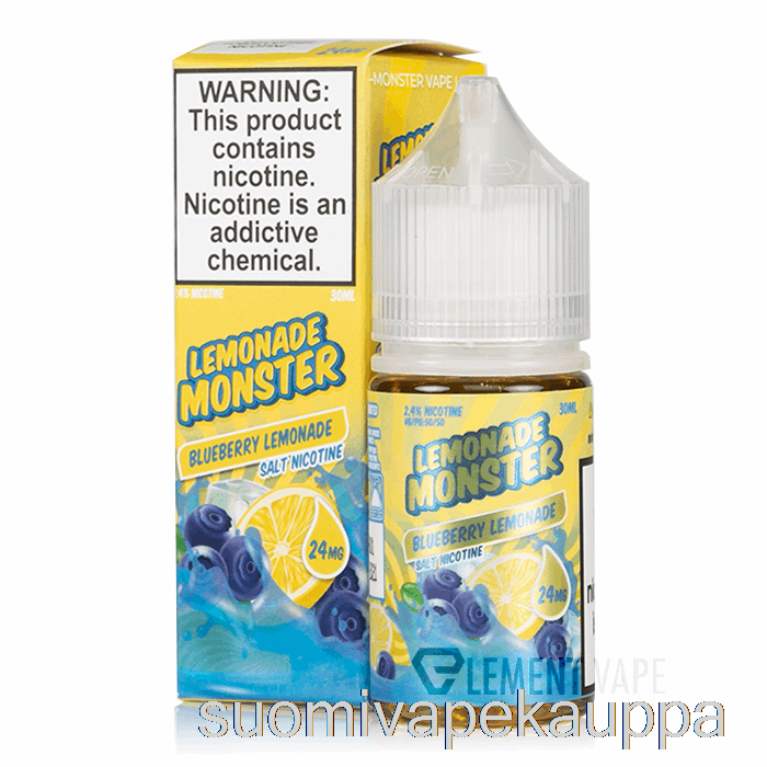 Vape Kauppa Mustikka Limonadi - Limonadi Hirviösuolat - 30ml 24mg